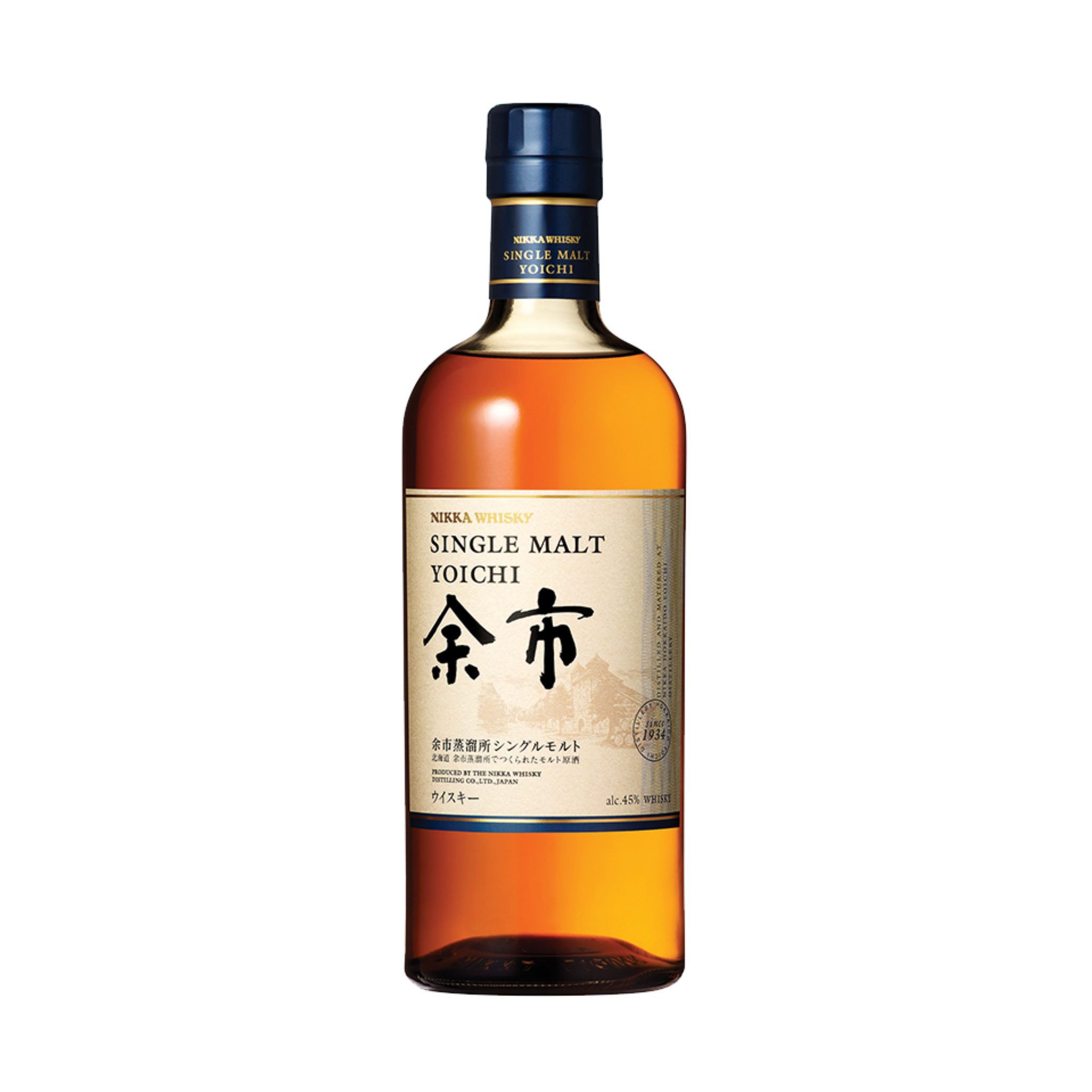 NIKKA SINGLE MALT YOICHI 余市 45% Nikka Yoichi Single Malt Whisky – Nikka WHISKY